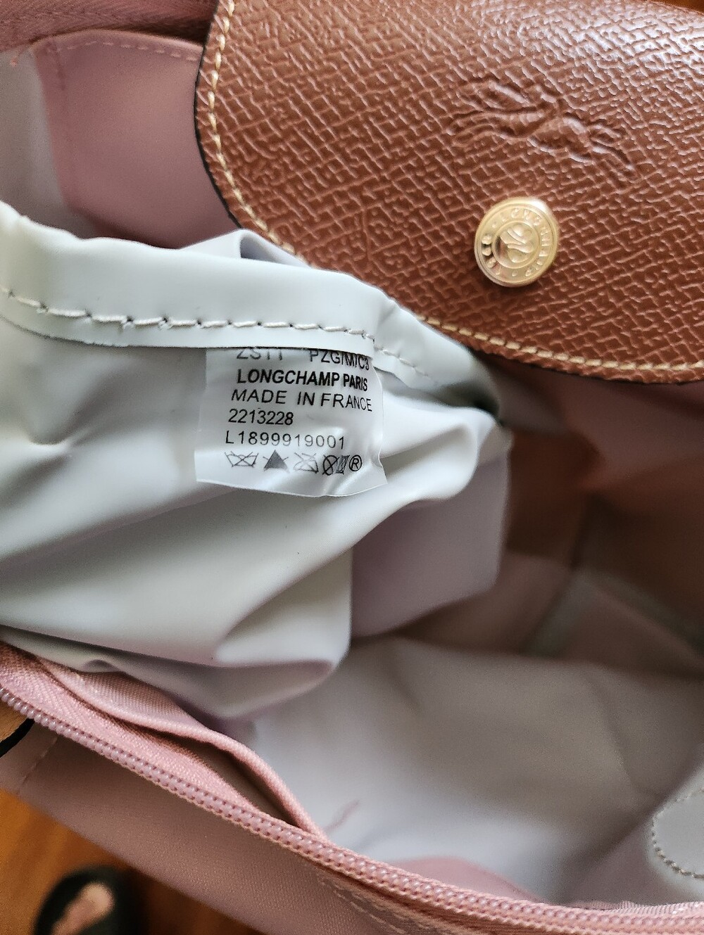 Longchamp Blush Pink MEDIUM tote Bag NWT - Picture 5 of 11